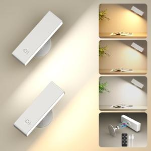 YiLaie Lámparas de Pared 2 Pcs, Apliques Pared Interior con…