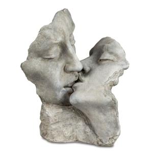 formano Figura de jardín busto par de piedra de cemento de…