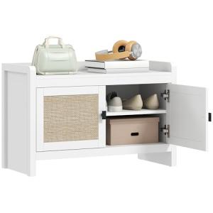 HOMCOM Banco Zapatero Mueble Zapatero Banco de Almacenamien…