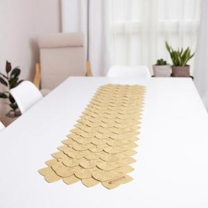 Camino de Mesa Beige Jaspeado Decorafelt Modelo Crasa 20P C…