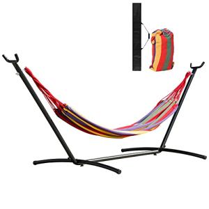Outsunny Hamaca con Soporte de Acero Hamaca para Jardín Por…