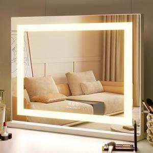 FENCHILIN Espejo de Maquillaje Con Iluminación LED Strip Ho…