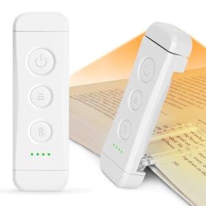 Glocusent Luz Lectura Recargable USB, Lampara de Lectura LE…