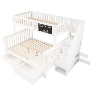 Moimhear Litera para niños, cama doble, cama infantil multi…