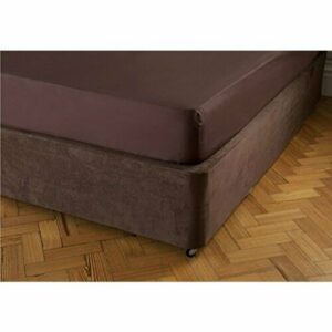 Cubre canapé de lujoso ante sintético de Belledorm, chocola…