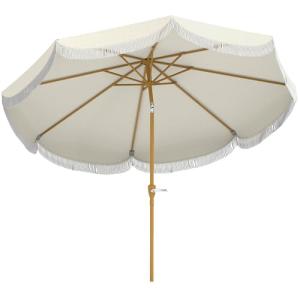 Outsunny Sombrilla Terraza Exterior Ø269 cm Sombrilla de Ja…