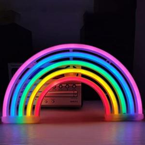 Amzeeniu Letrero de luz de Neón Rainbow luz de Neón Sign Le…