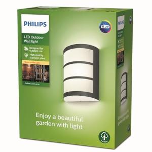 Philips - Aplique mural Philips Python, lámpara LED de exte…