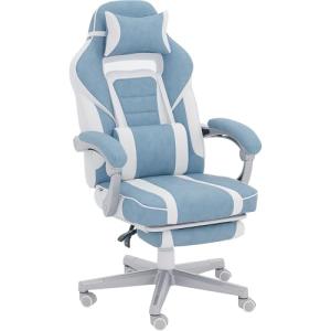 HOMCOM Silla Gaming Silla Gamer Reclinable con Altura Ajust…