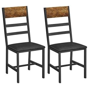VASAGLE sillas de Comedor, sillas de Cocina Juego de 2, sil…