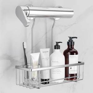 Pickpiff Estantería de Ducha Sin Taladro - Cesta y Jabonera…