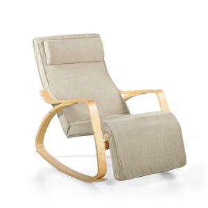 Brigros WeHome – Silla Mecedora Swing Amor con reposabrazos…
