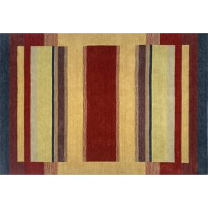 Gabbeh - Alfombra (100% lana, 200 x 300 cm), color rojo, be…