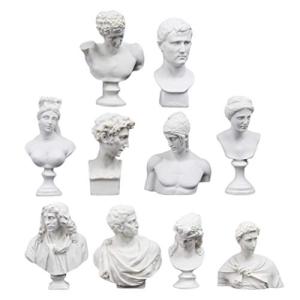 Artibetter 10 estatuas de busto griego Mini cabeza estatua…