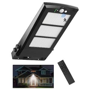 Sararoom Farolas Solares Exterior 200W, 189LED Foco Energía…