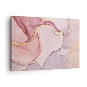 ARTTOR Lienzos decorativos Abstracción Mármol Rosa Cuadro S…