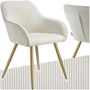 TecTake® Sillas de Comedor, Silla Acolchada con Tejido de P…