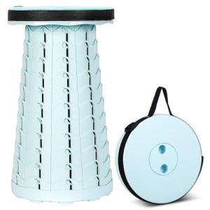 HIGSPE Taburete Plegable Portátil, Banqueta Plegable Campin…