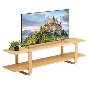 HollyHOME Mueble TV Mesa TV 140cm Muebles de Salon, Mueble…