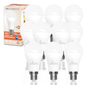 LED ATOMANT Pack 10x Bombilla LED E27 A60 12W, Color Blanco…