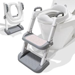 Adaptador WC Niños con Escalera, Adaptador Baño para Niños…