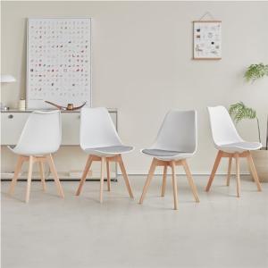 BenyLed - Juego de 4 sillas de comedor escandinavas, sillas…