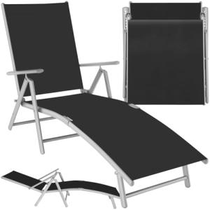 TecTake® Tumbona Plegable e Impermeable, Tumbona Playa Recl…