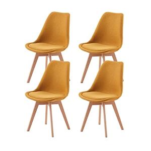 EGGREE Pack de 4 Sillas de Comedor Sillas Cocina Nordica co…