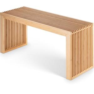 BAM BOO BOX Bambú Banco - Robusto Banco Madera sin Respaldo…