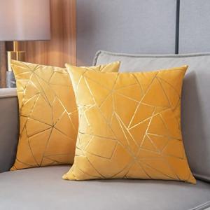 Fundas de almohada decorativas de terciopelo, 2 paquetes de…