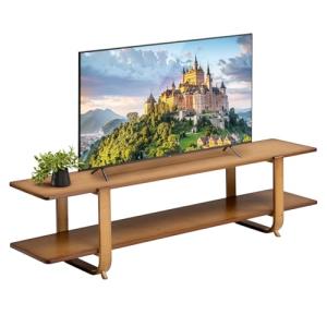 HollyHOME Mueble TV 140cm Mesa TV Salon Muebles de Salon 2…