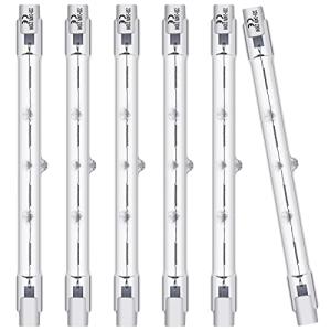 BROTOU 6 Piezas R7s Bombilla Halógena Lineal 118mm 230W 448…