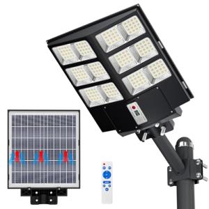 JAYNLT 800W Farolas Solares Exterior, 6500K Farola Energía…