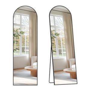 SONGMICS Espejo de Cuerpo Entero, 150 x 40 cm, Espejo Arque…