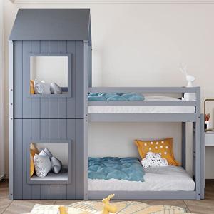 Moimhear Litera de 90 x 200 cm, cama infantil, profundidad…