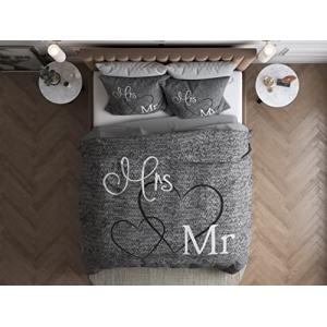 SleepTime Funda Nórdica Algodón Mr. and Mrs. 3, 240cm x 220…
