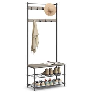 VASAGLE - Perchero con estante para zapatos, mueble de entr…