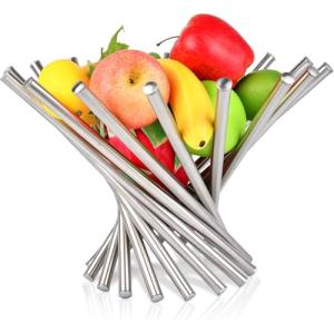 Cuenco de Frutas para Encimera de Cocina, Cesta de Frutas G…