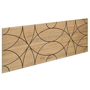 BOX FURNITURE Cabecero Cama Círculos Eco 180x60cm en Madera…