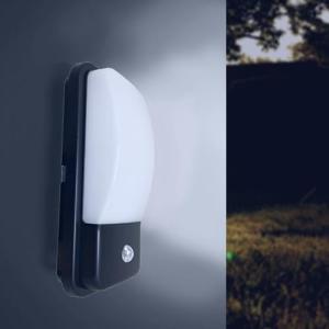 silamp – Aplique LED 20 W IP65 con sensor de movimiento – C…