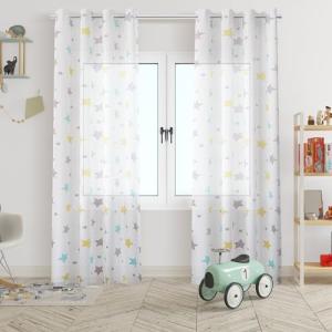 HOMEYA - Cortina Infantil Transparente 2 Unidades de 140 x…