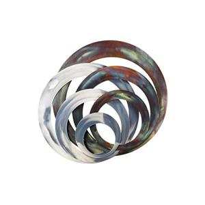 Kunstloft Extravagante escultura de pared de metal Reflecti…