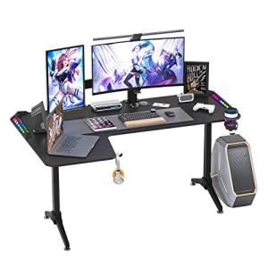 FATIVO Mesa Gaming LED, 160cm Mesa Gamer Grande Escritorio…