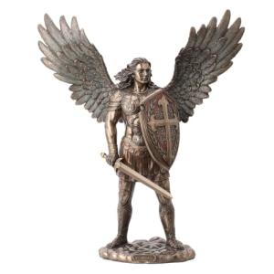 BY SIGRIS Origen Home Decor Figura San Miguel Bronce | Figu…
