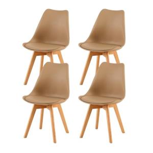 EGGREE Pack 4 Sillas de Comedor Sillas Cocina Nordica con A…