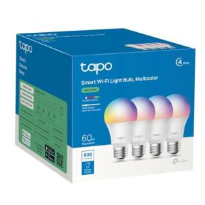 Tapo L530E (4 paquetes) – Bombilla LED inteligente Wi-Fi, m…
