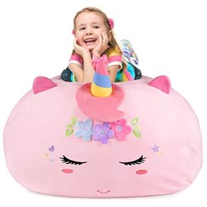 GAGAKU Saco de Almacenamiento para Peluches Unicornio 200L…