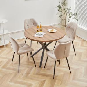 BenyLed Juego de Mesa y Sillas de Comedor, Mesa de Comedor…