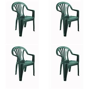 GARBAR Pals Set 4 Silla con Brazos Exterior | jardín, terra…