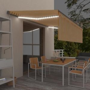 IKAYAA Toldo Automático Retráctil con LED y Sensor 5 x 3 m,…